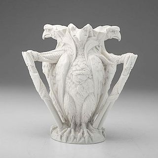 Centennial Memorial Parian Vase by W.T. Copeland & Sons 