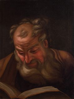 Scuola romana, secolo XVII - Apostle reading