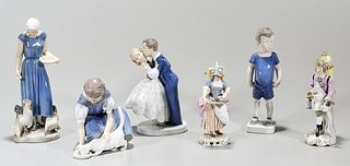 Group of Continental Porcelain Figures