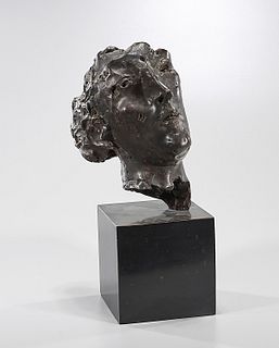 Bronze Head of a Man by Damm