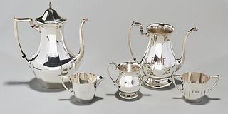 Group of Five Silver Plate Service Articles