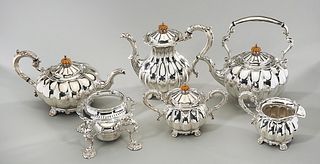 English Silver Plated Tea and Coffee Service