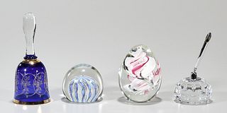 Group of Four Various Decorative Glass Items