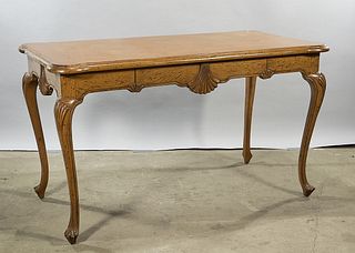 Vintage Rococo-Style Wood Desk