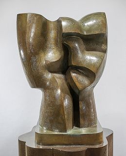 Patinated Bronze Sculpture by Vildziunas