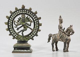 Two Southeast Asian Bronze Figures