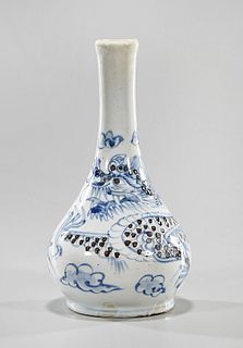 Chinese Blue, Red and White Porcelain Vase