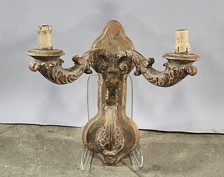 Painted Metal Sconce