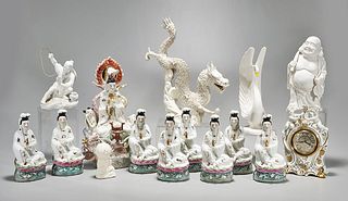 Large Group of Various Chinese Porcelain Figures