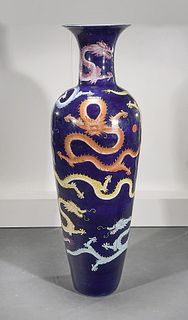Chinese Massive "Palace Size" Dragon Vase