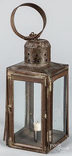 Tin carry lantern, 19th c.