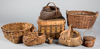 Collection of early baskets.