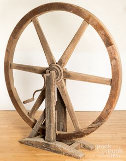 Large mill wheel, 19th c.