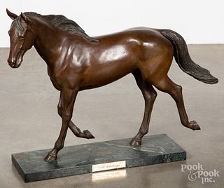 Charles Parks bronze of Silk Stockings