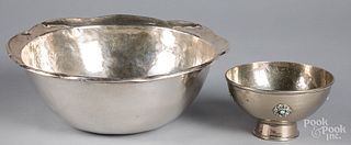 Peru sterling silver hand hammered bowl