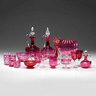 Cranberry Glass Tablewares 