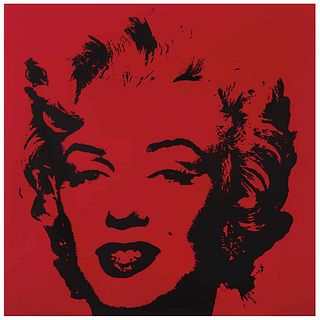ANDY WARHOL, II. 43 : Marilyn Monroe, Stamp on back, Serigraphy without print number, 35.9 x 35.9" (91.4 x 91.4 cm), Certificate