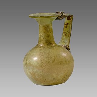 Ancient Roman Glass Jug c.2nd-4th century AD. 