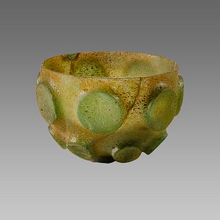 Ancient Sasanian Cut Glass Bowl c.5th century AD. 