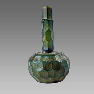Ancient Sasanian Cut Glass Bottle c.5th century AD. 