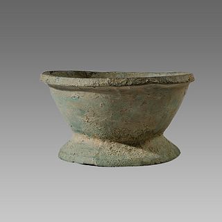 Ancient Near Eastern Luristan Bronze Bowl c.8th century BC. 