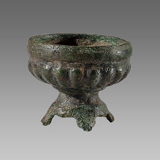 Ancient Near Eastern Luristan Bronze Bowl c.8th century BC. 