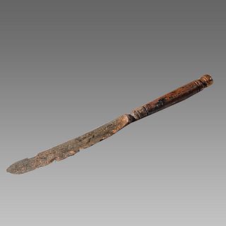 England, Iron Table Knife with bone handle c.17th centry AD. 