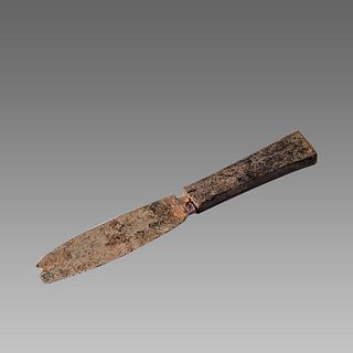 England, Iron Table Knife with wooden handle c.16th centry AD. 