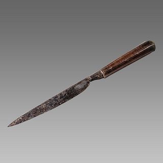 England, Table Knife with wooden handle c.17th centry AD. 