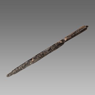 England, Iron Table Knife with wooden handle c.15th centry AD. 