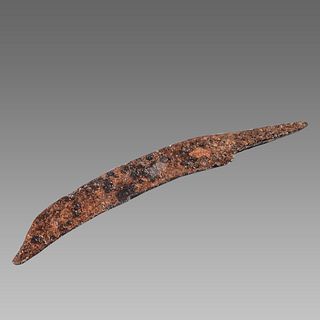 Europe, Iron Knife Blade Southern Europe c.700-1100 AD.