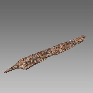 Crusader Iron Knife or Dagger Blade c.1000-1350AD.