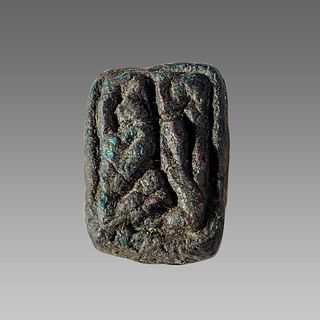 Ancient Mesopotamia Bronze Seal c.6th cent BC. 