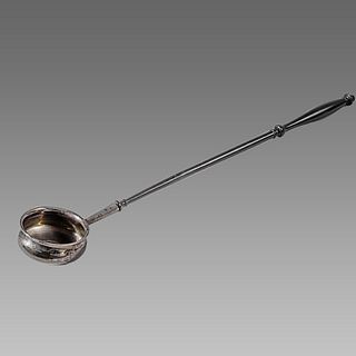 18TH CENTURY George II silver Coin Ladle. 
