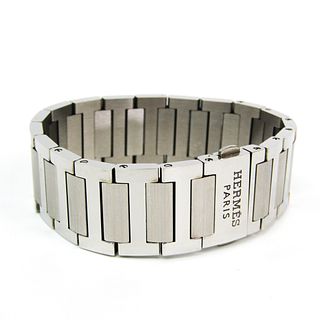 Hermes Stainless Steel Bangle Silver