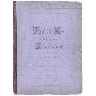 1863 Anti-Slavery Bond and Free: Five Sketches Illustrative of Slavery, 4 Known 