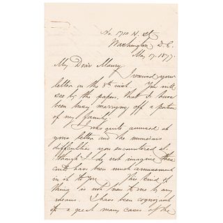 DAVID DIXON PORTER Autograph Letter Signed 7 Pages, Civil War Union Navy Admiral