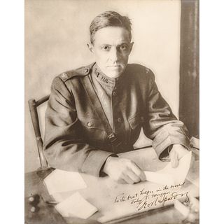 GEORGE REDFIELD SPAULDING (1877-1962) c. 1931 Rare Photograph Inscribed + Signed