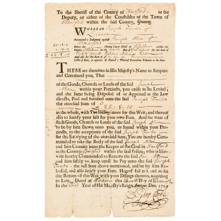 1729 Court Order Legal Document Windham, CT. - Pay Up Now or Go To Jail !