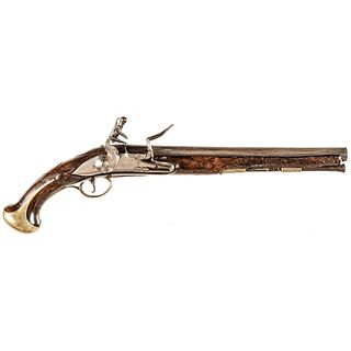 c 1730-1740 British Military Dragoon Variant Pattern Flintlock Holster Pistol
