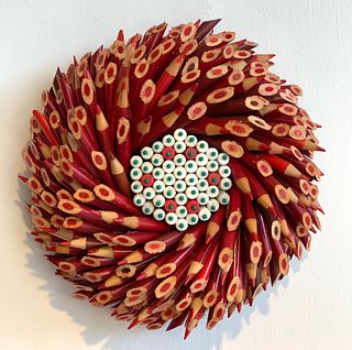 Red Flower, White Points