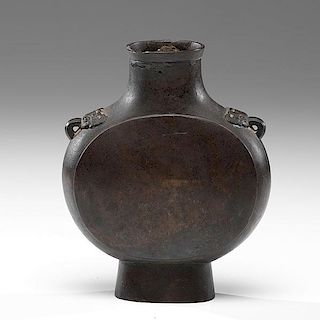 Archaic Chinese Bronze Vase 