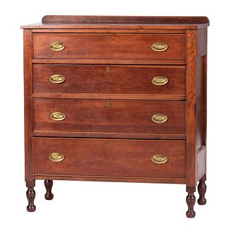 A Federal Style Cherrywood Chest of Drawers