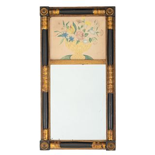 A Classical Looking Glass with Watercolor Panel