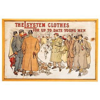 An The L System for Clothes Advertising Poster, 1909