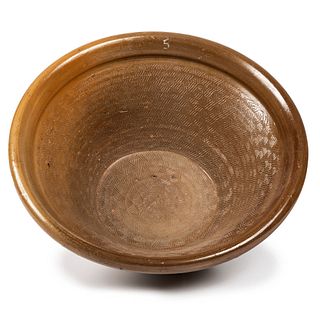 A Five-Quart Stoneware Mixing Bowl