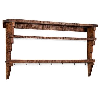 A Country Tiger Maple Tiered Shelf, Circa 1910 
