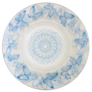 LALIQUE "Phalènes" bowl, opalescent glass