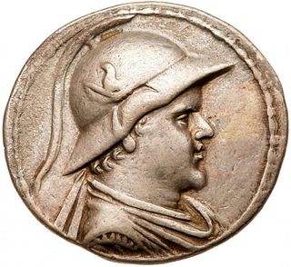 Baktrian Kingdom. Eukratides I. Silver Tetradrachm (16.74 g), ca. 171-145 BC. 