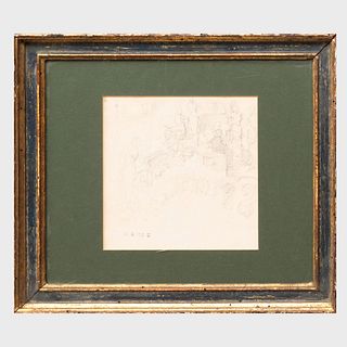 Gustave Doré (1832-1883): Design for an Architectural Pediment or a Publication